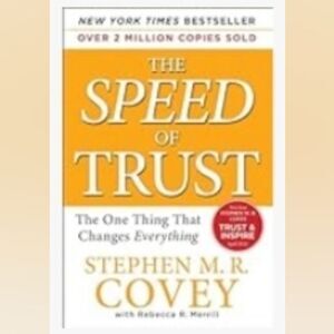 🩵NWT Speed of Trust; The One Thing That Changes Everything Book